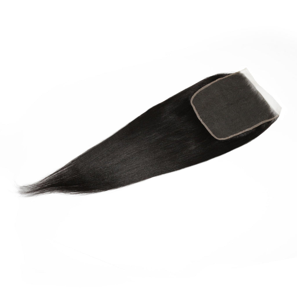 Yaki Straight 7x7 HD Lace Human Hair Closure - Private Label