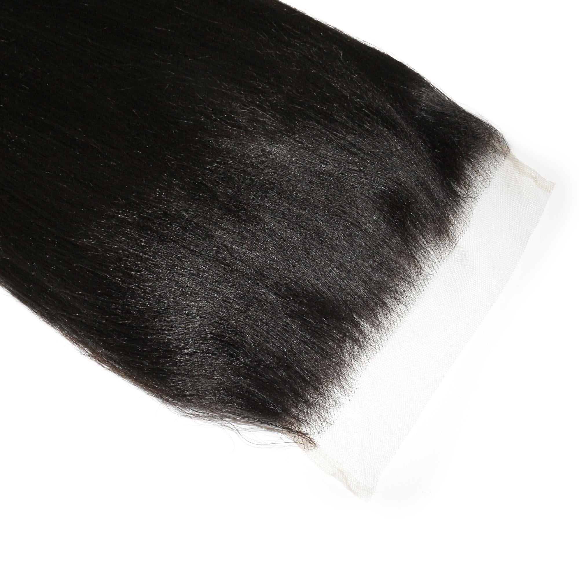 Yaki Straight 7x7 HD Lace Human Hair Closure - Private Label