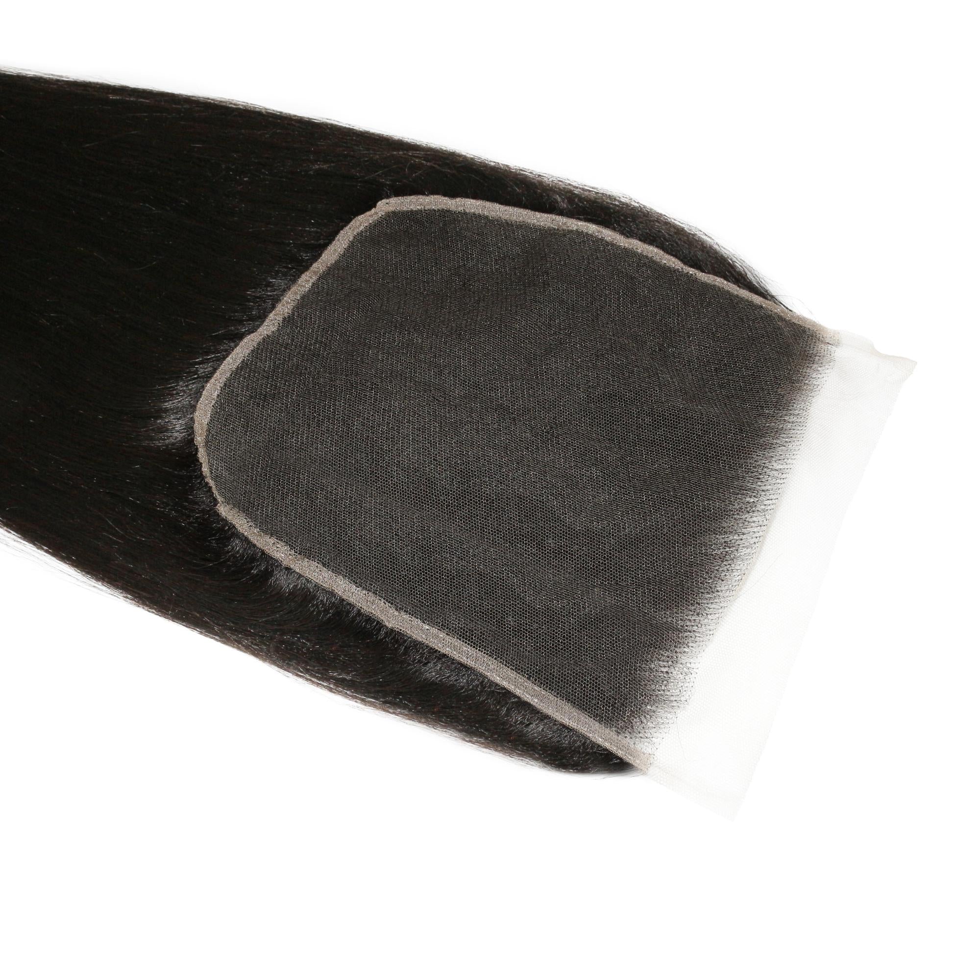Yaki Straight 7x7 HD Lace Human Hair Closure - Private Label