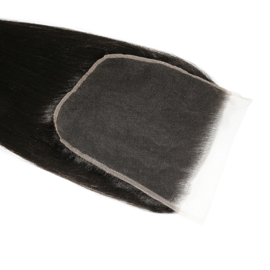 Yaki Straight 7x7 HD Lace Human Hair Closure - Private Label