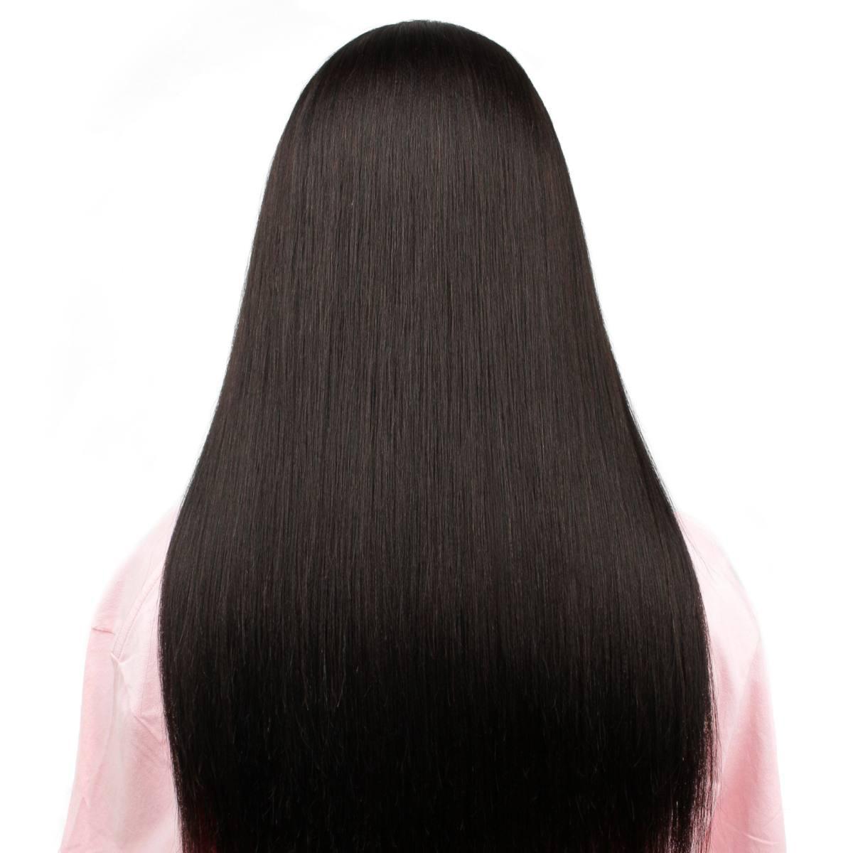 Yaki Straight U Part 100% Human Hair Wig - Private Label