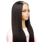 Yaki Straight U Part 100% Human Hair Wig - Private Label