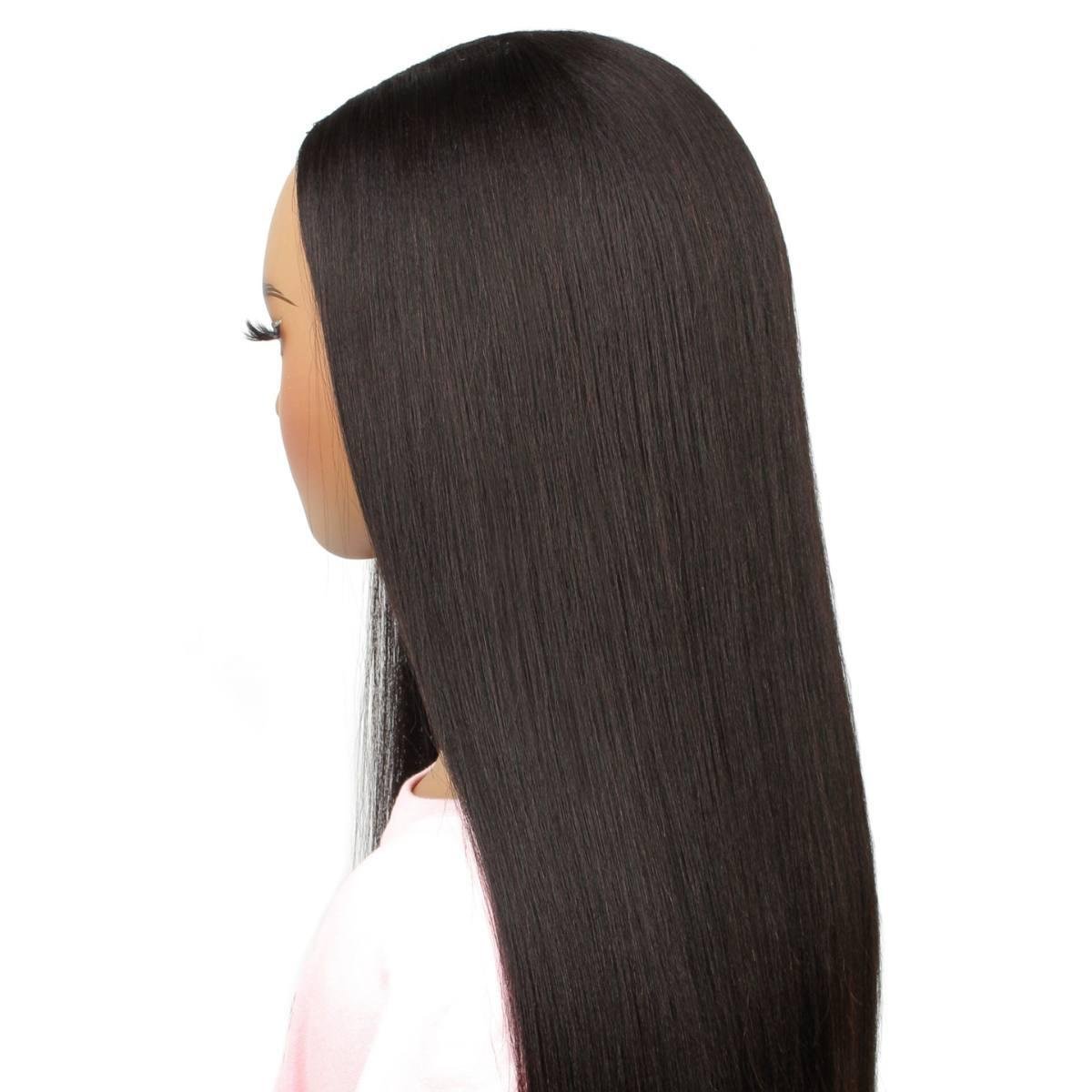 Yaki Straight U Part 100% Human Hair Wig - Private Label