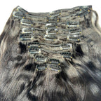 Yaki Straight Clip - In 100% Human Hair Extensions - Private Label