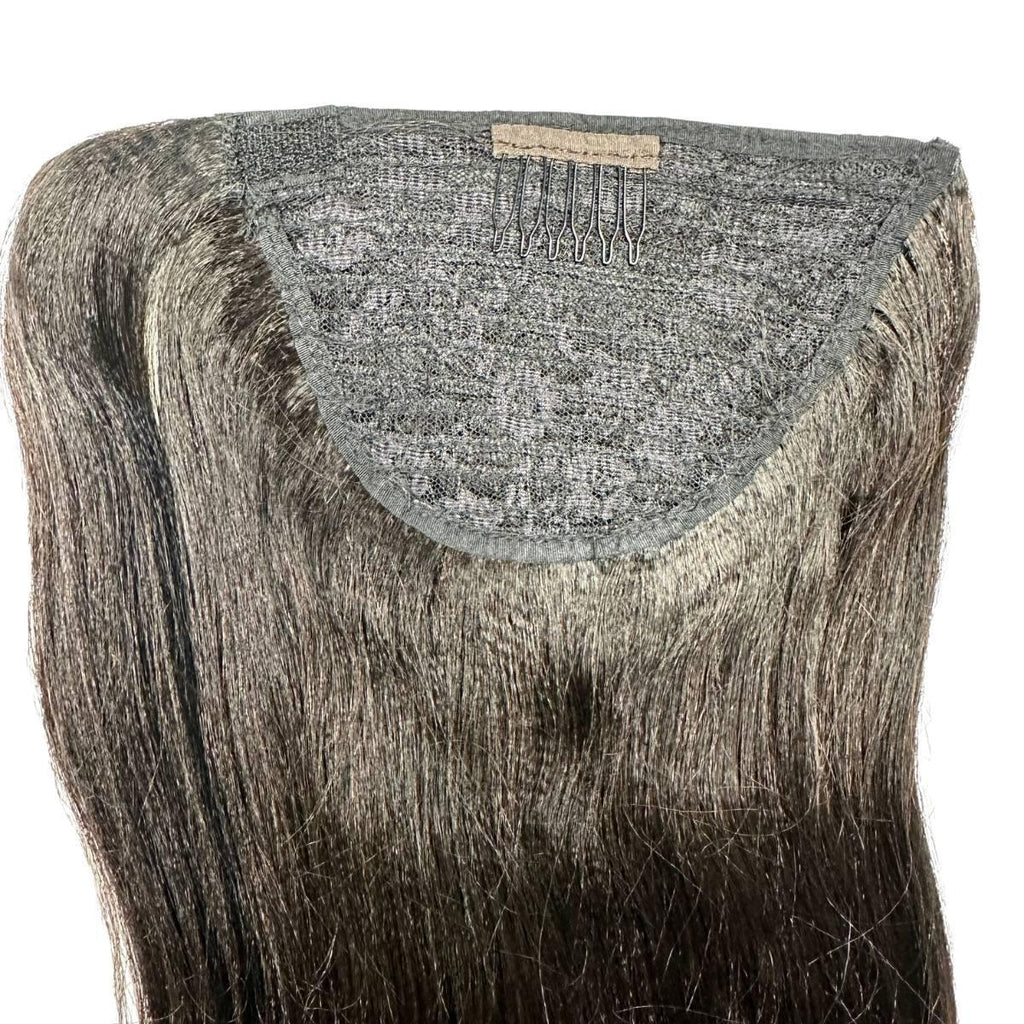 Yaki Straight 100% Human Hair Ponytail Extension - Private Label