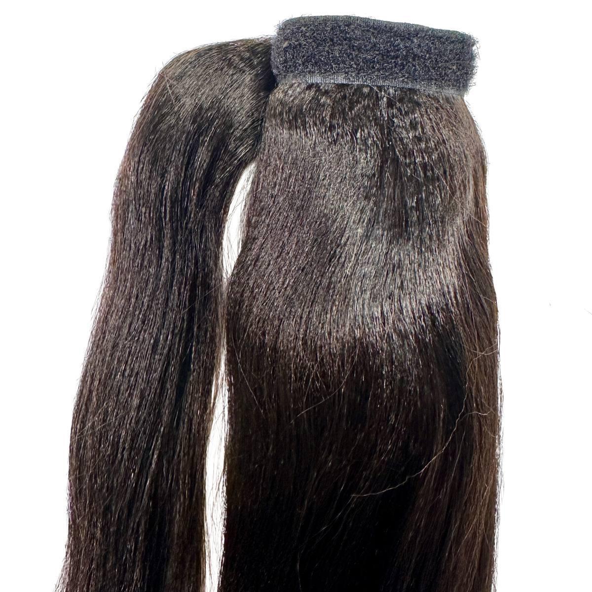 Yaki Straight 100% Human Hair Ponytail Extension - Private Label