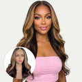 Zaria Glueless 5x5 HD Lace Professionally Colored 100% Human Hair Closure Wig - Private Label