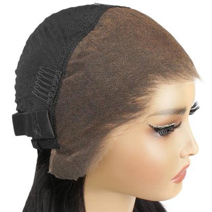 Jet Black Straight 13x4 HD Lace Front Wig