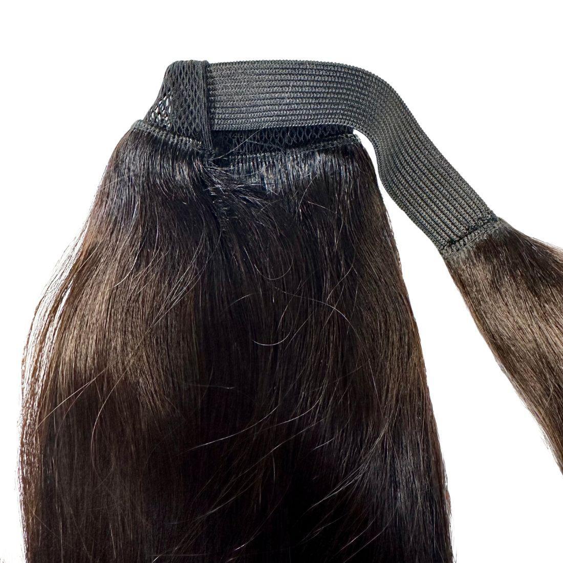 Natural Black 100% Human Hair Ponytail Extension - Private Label