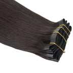 Raw Straight Seamless Clip - In 100% Human Hair Extensions - Private Label