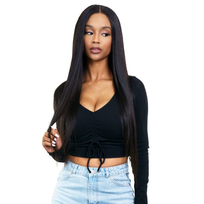 Straight 4x4 Transparent Closure Wig SALE