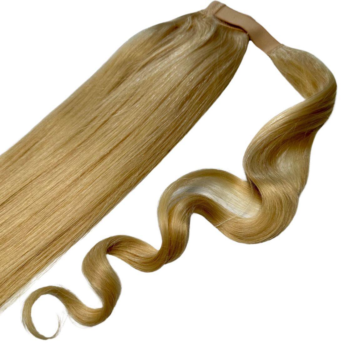 Bleach Blonde 100% Human Hair Ponytail Extension - Private Label