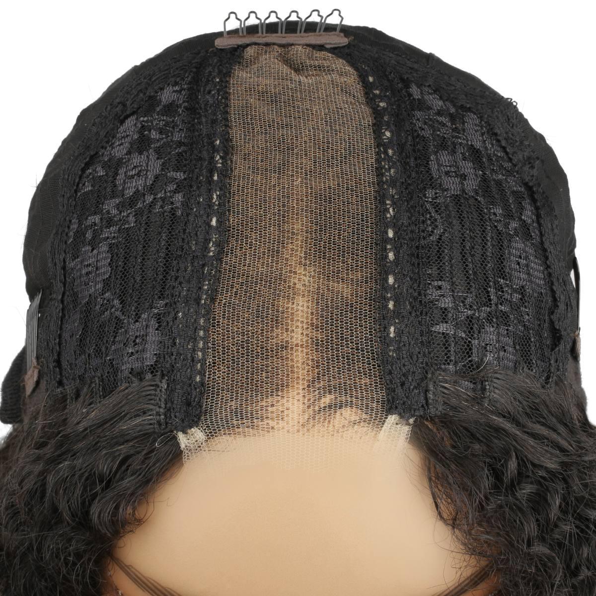 Afro Kinky Curly 2x6 HD Lace Closure 100% Human Hair Glueless Wig - Private Label