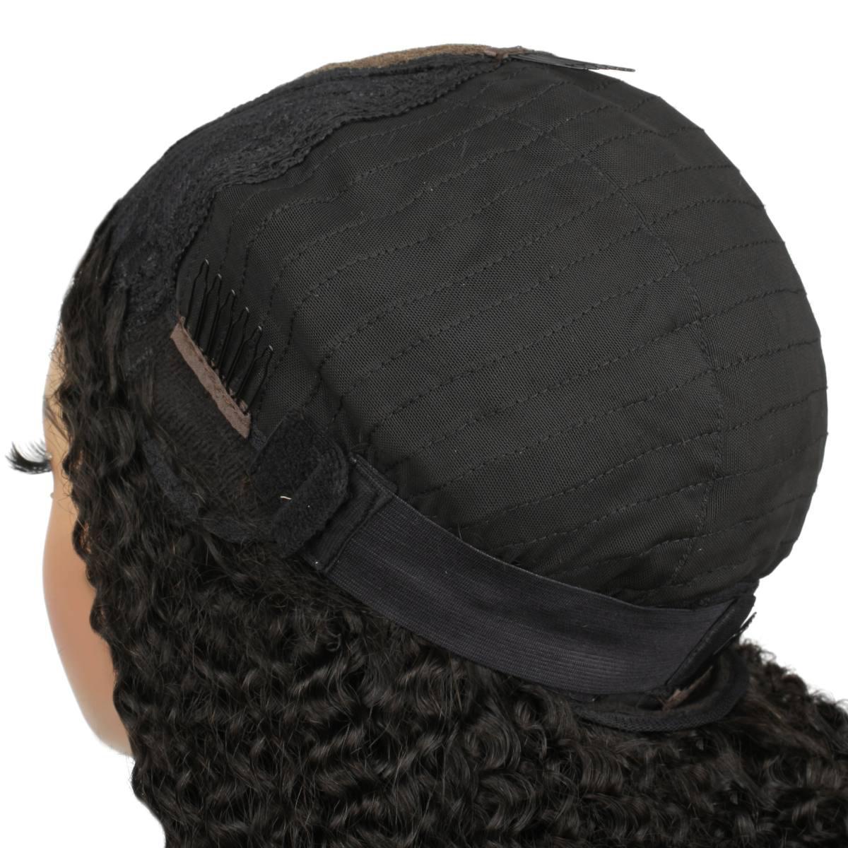 Afro Kinky Curly 2x6 HD Lace Closure 100% Human Hair Glueless Wig - Private Label