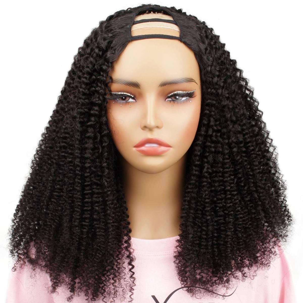 Afro Kinky Curly U Part 100% Human Hair Wig - Private Label