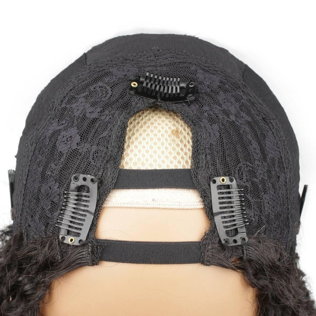 Afro Kinky Curly V Part 100% Human Hair Wig - Private Label