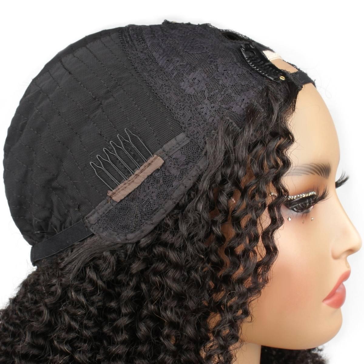Afro Kinky Curly V Part 100% Human Hair Wig - Private Label