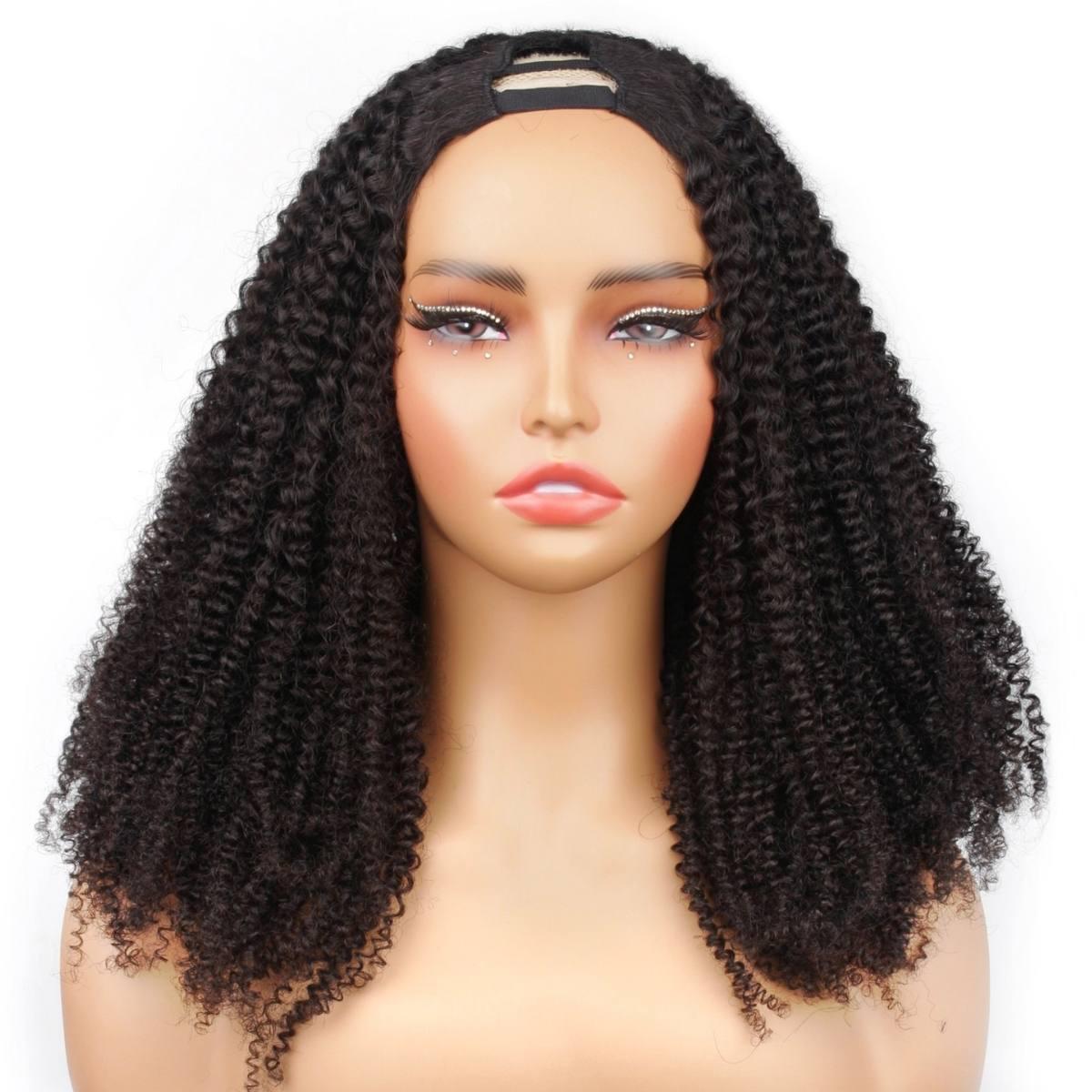 Afro Kinky Curly V Part 100% Human Hair Wig - Private Label