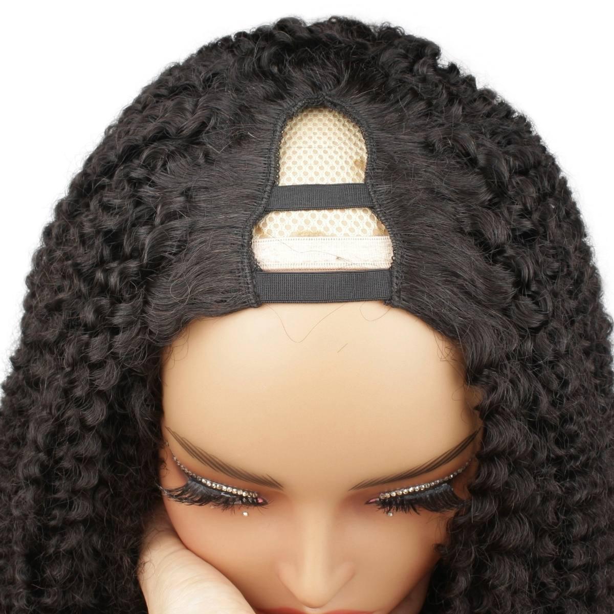 Afro Kinky Curly V Part 100% Human Hair Wig - Private Label