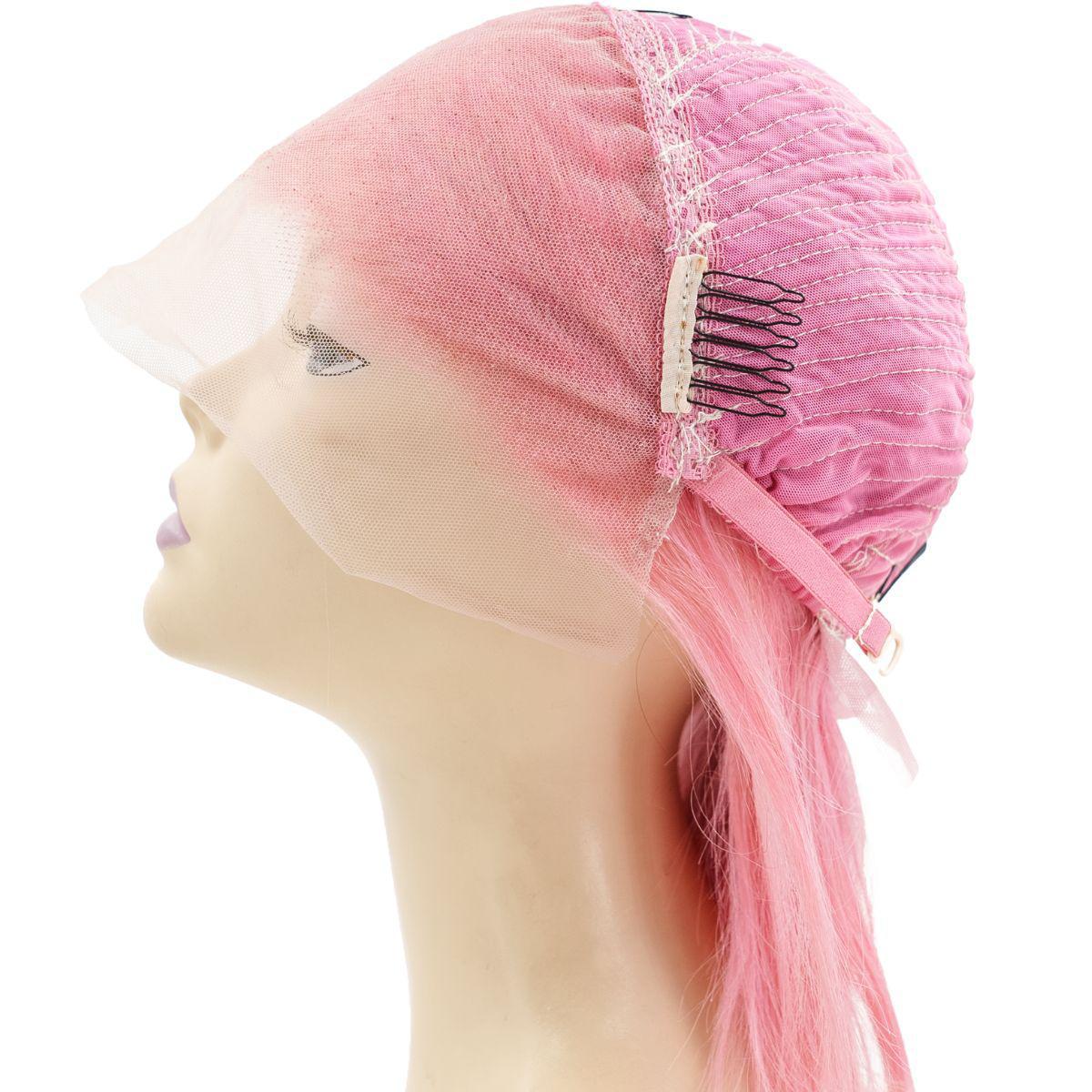 Cotton Candy 13x4 Transparent Lace Front 100% Human Hair Bob Wig - Private Label