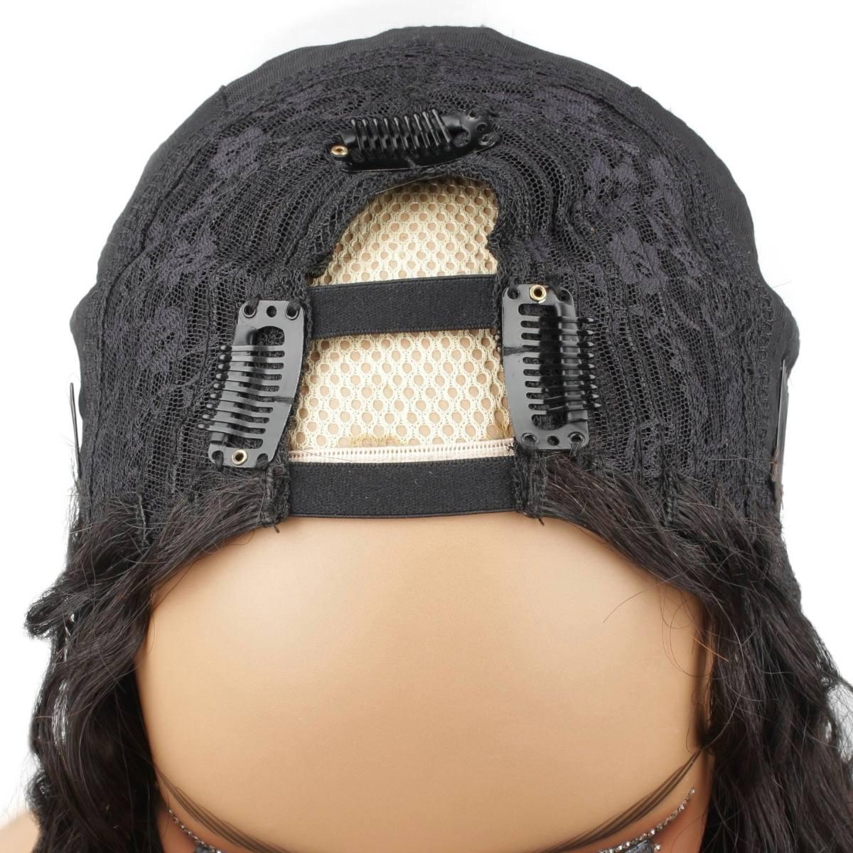 Messy Curl V Part 100% Human Hair Wig - Private Label