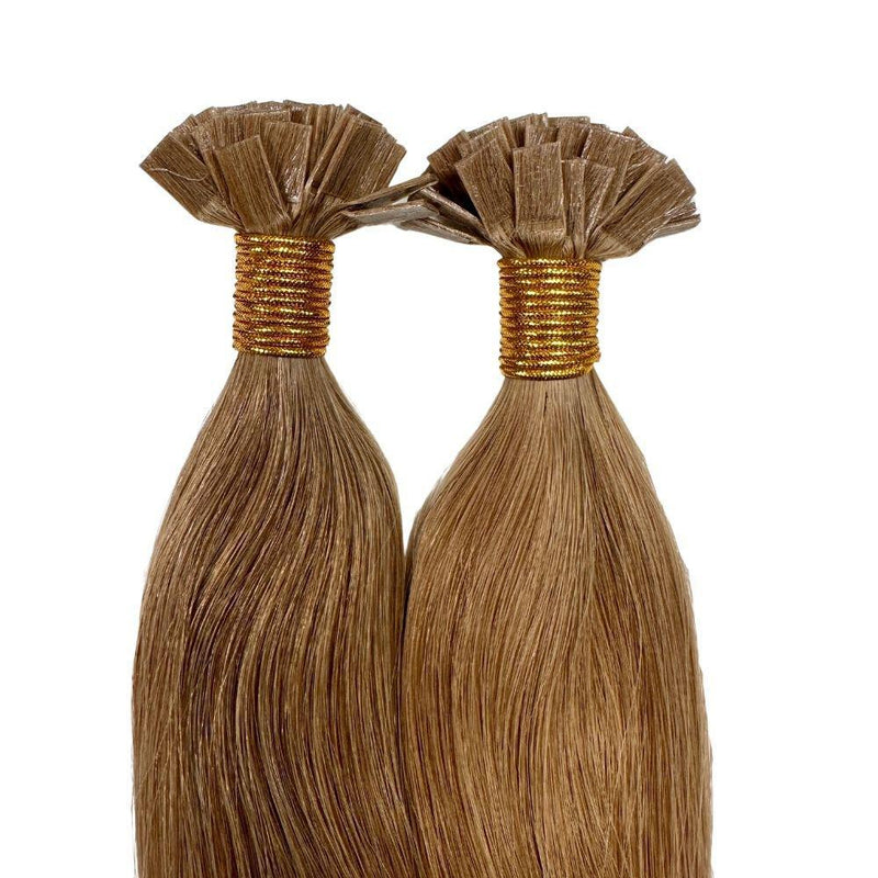 Ash Brown Straight Flat - Tip - Private Label