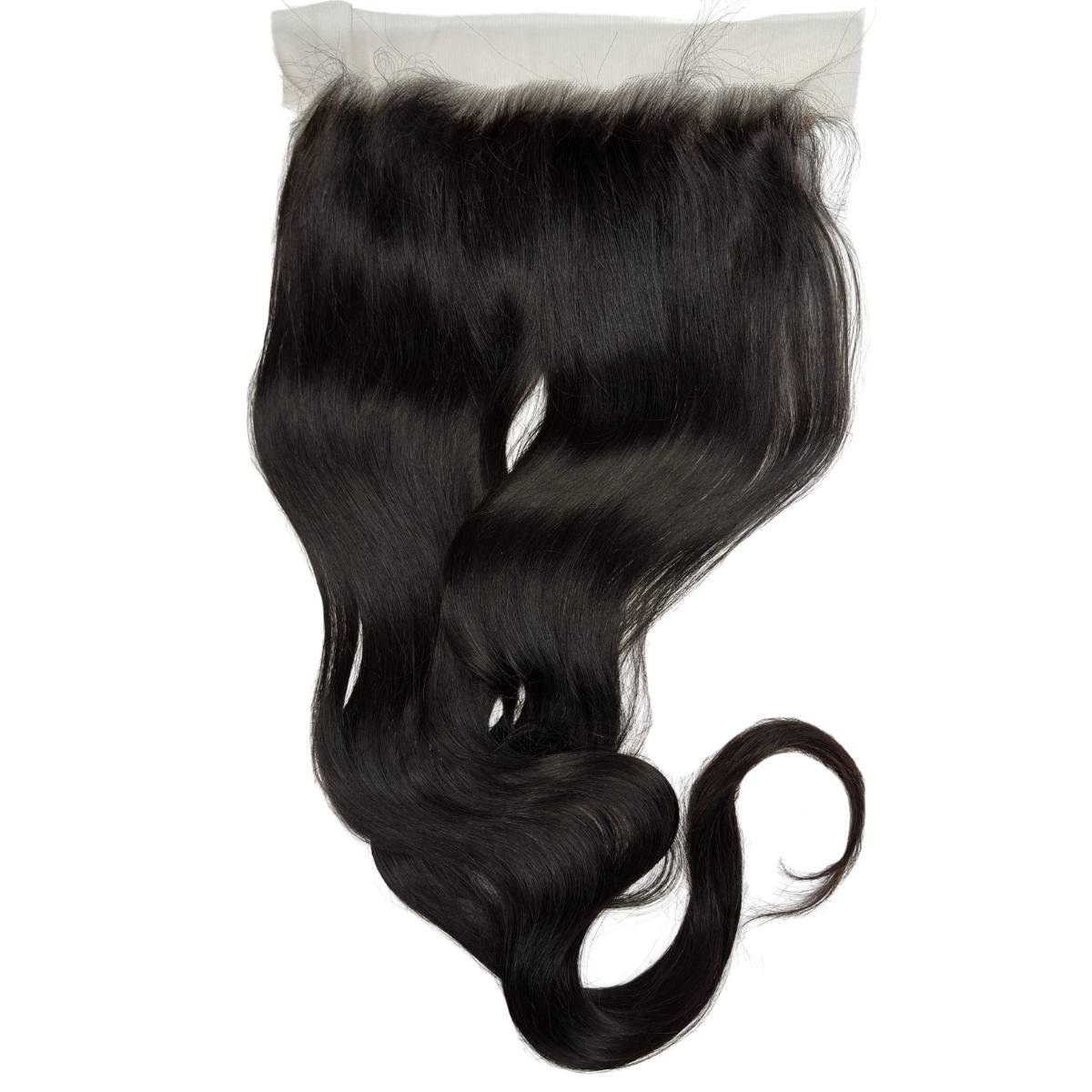 40" Raw Straight 13x6 HD Lace Human Hair Frontal - Private Label