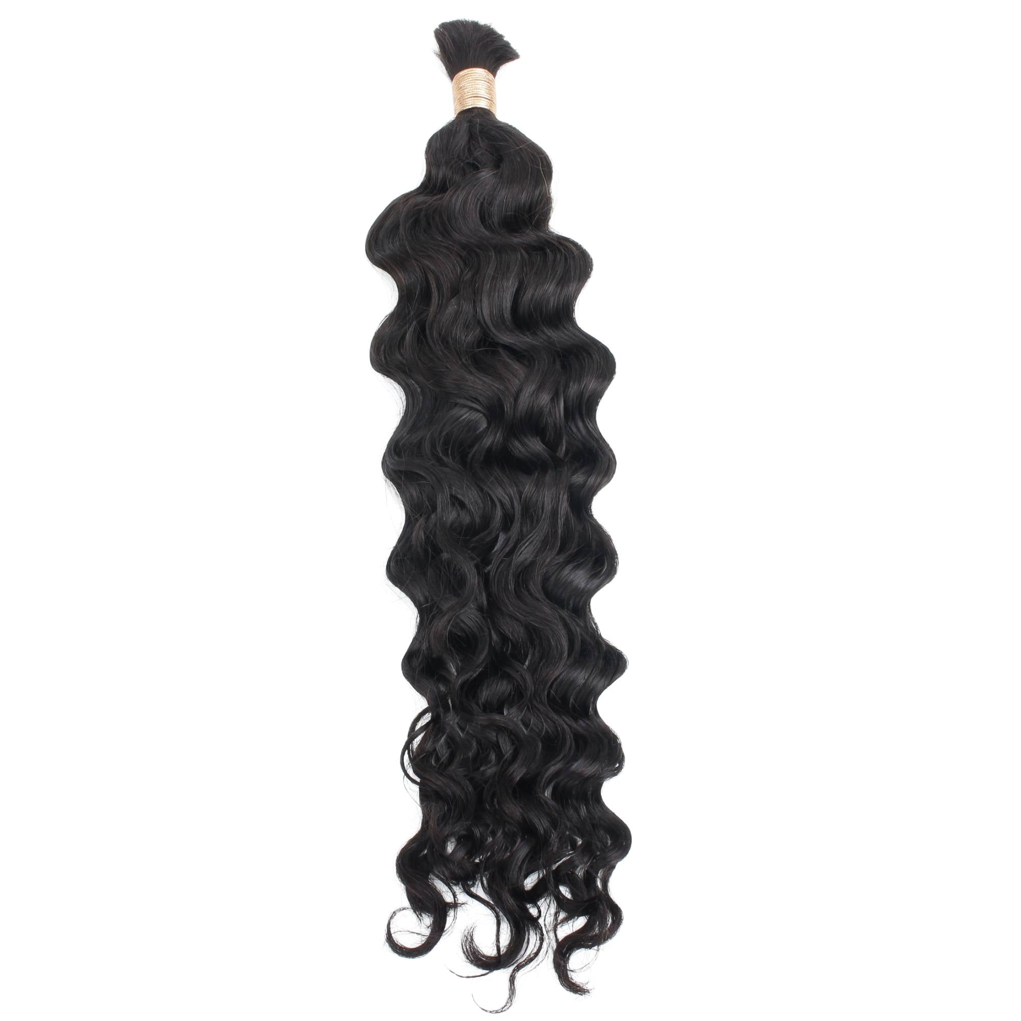 Beach Wave Bulk 100% Human Braiding Hair - Private Label