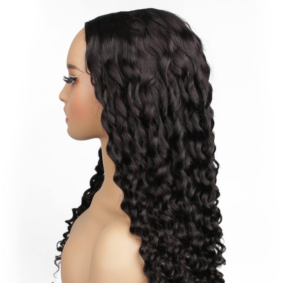 Beach Wave V Part 100% Human Hair Wig - Private Label