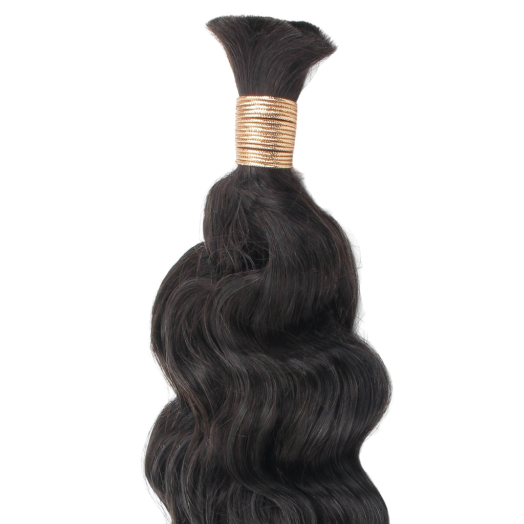 Beach Wave Bulk 100% Human Braiding Hair - Private Label