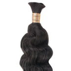Beach Wave Bulk 100% Human Braiding Hair - Private Label