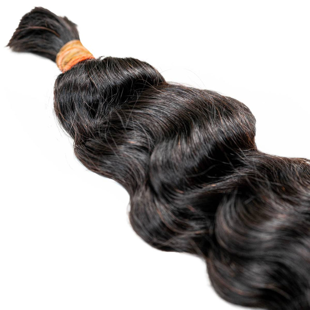 Raw Vietnamese Deep Wavy Bulk 100% Human Braiding Hair - Private Label