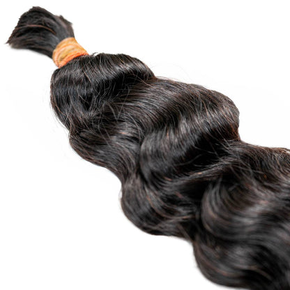 Raw Vietnamese Deep Wavy Bulk 100% Human Braiding Hair
