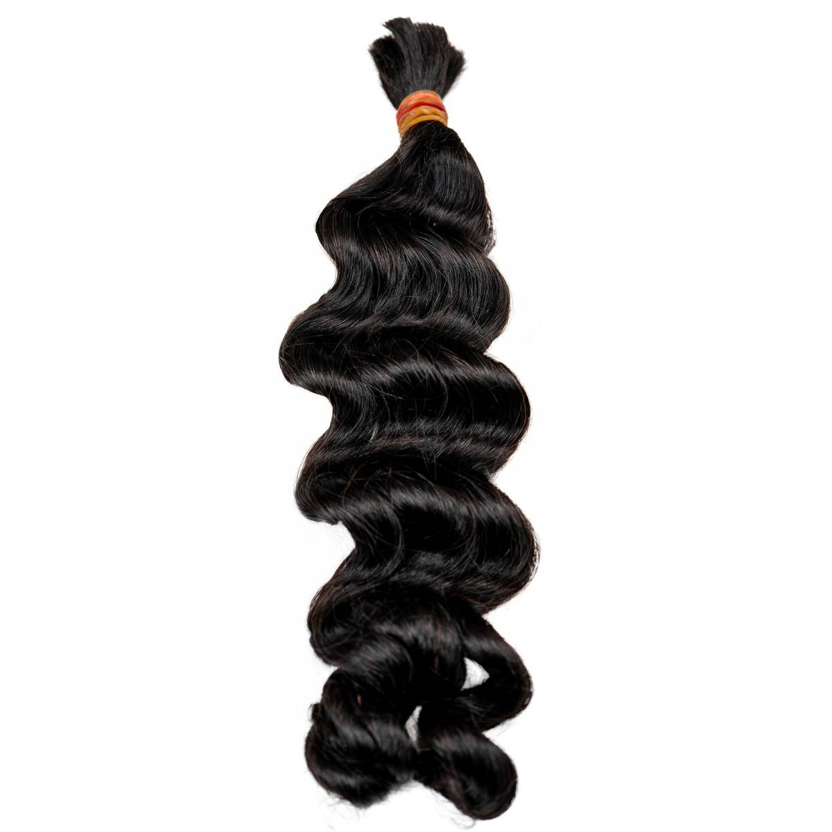Raw Vietnamese Wavy Bulk 100% Human Braiding Hair - Private Label