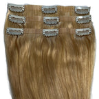 Blonde Seamless Clip - In 100% Human Hair Extensions - Private Label