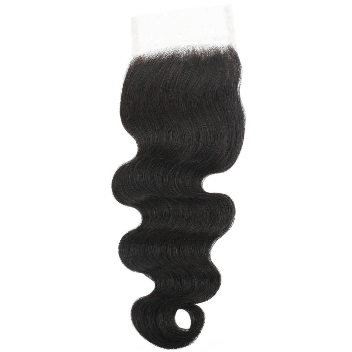 Raw Brazilian Body Wave 4x4 Transparent Closure SALE - Private Label