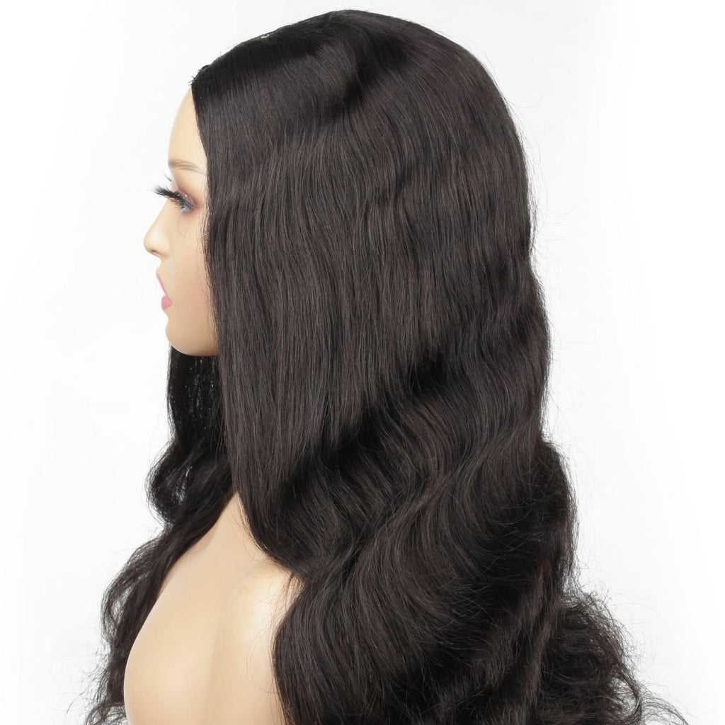 Body Wave V Part 100% Human Hair Wig - Private Label