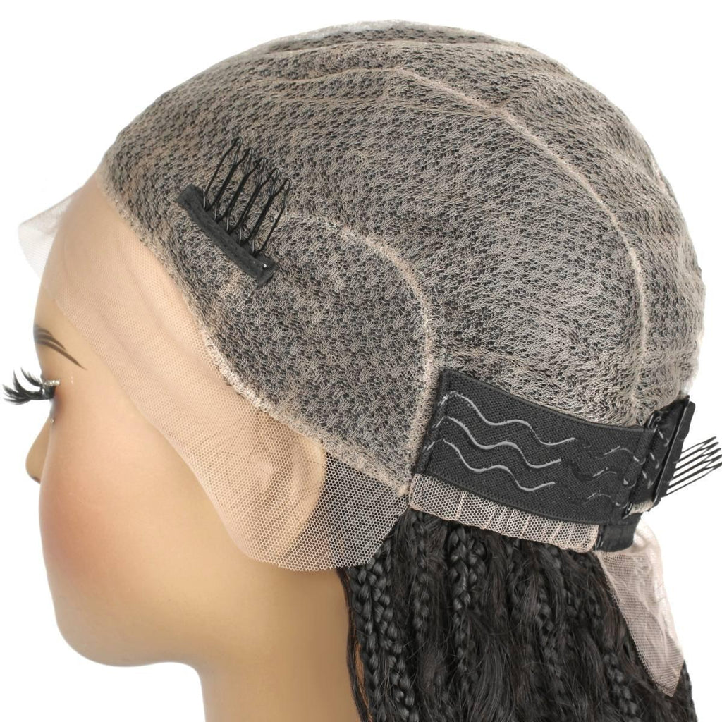 Boho Braid Full Lace Human Hair Blended Wig - Private Label