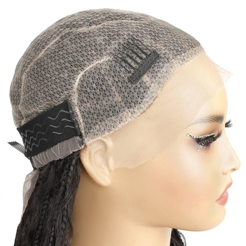 Boho Braid Full Lace Human Hair Blended Wig - Private Label