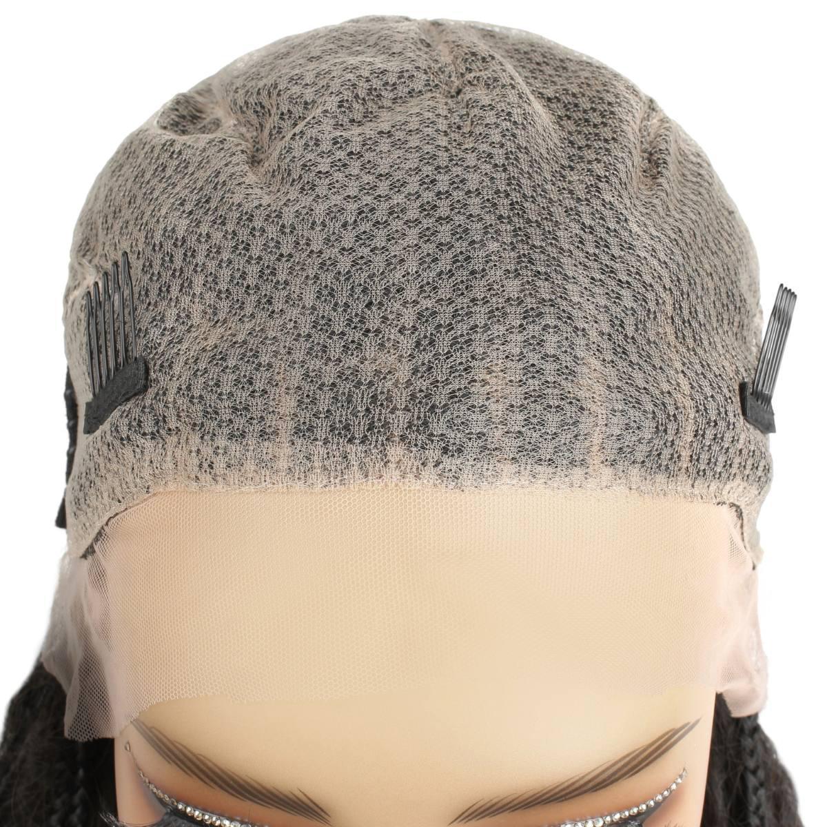 Boho Braid Full Lace Human Hair Blended Wig - Private Label