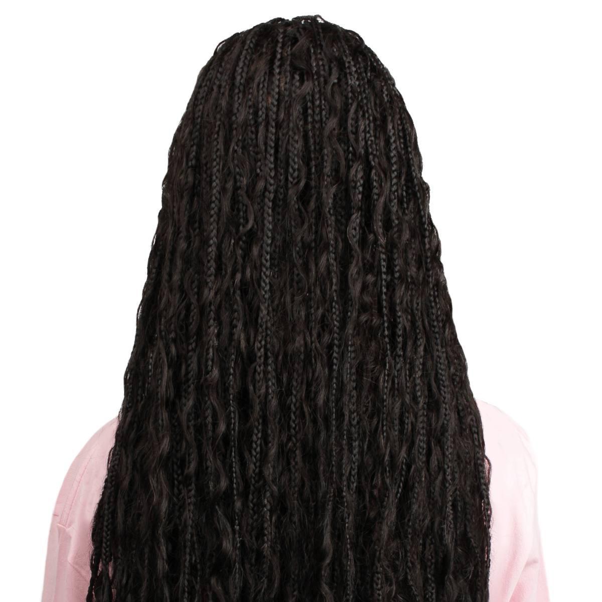 Boho Braid Full Lace Human Hair Blended Wig - Private Label