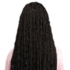 Boho Braid Full Lace Human Hair Blended Wig - Private Label