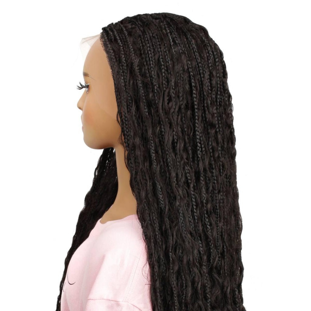 Boho Braid Full Lace Human Hair Blended Wig - Private Label