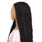 Boho Braid Full Lace Human Hair Blended Wig - Private Label