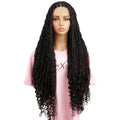 Boho Braid Full Lace Human Hair Blended Wig - Private Label