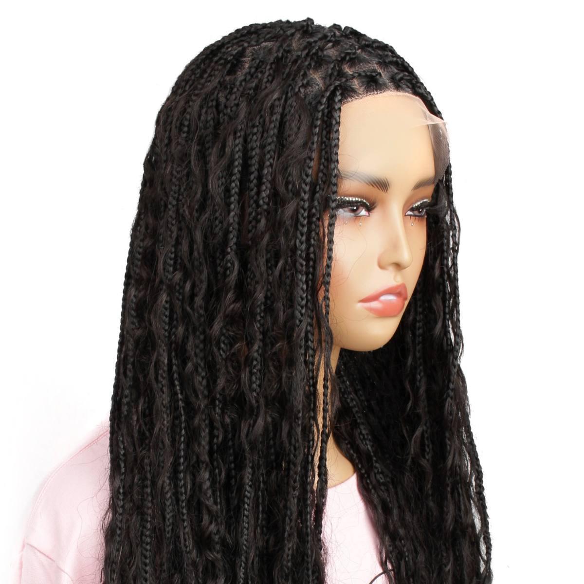 Boho Braid Full Lace Human Hair Blended Wig - Private Label