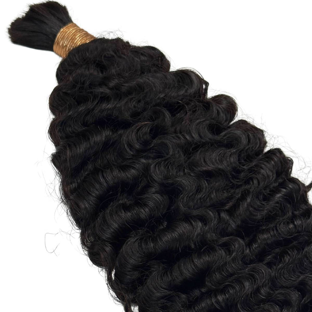 Burmese Curly Bulk 100% Human Braiding Hair - Private Label