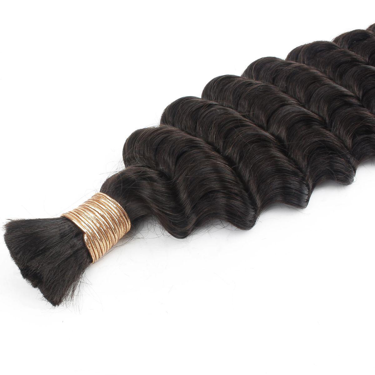 bulk human hair deep wave texture
