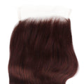 Burgundy Body Wave 5x5 HD Lace Human Hair Closure - Private Label