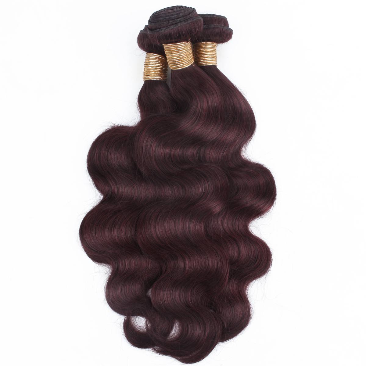 Burgundy Body Wave Bundle Deals - Private Label